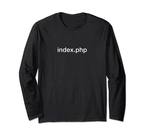 php.index php archivo de índice php ingeniero Manga Larga